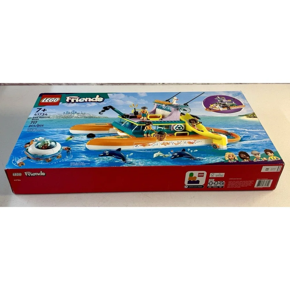 Lego Friends Sea Rescue Boat RETIRED Set #41734 RETIRED! *BRAND NEW* Mint Box!
